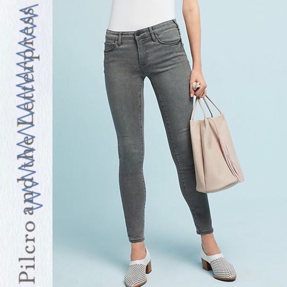 Pilcro and the Letterpress Denim - Anthro Pilcro Mid-Rise Skinny Jeans, EUC, Size 29